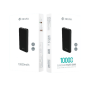 Power Bank Double Cables (Lightning + Type-C) 10000mAh - DEVIA EP158 - White