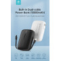 Power Bank Double Câbles (Lightning + Type-C) 10000mAh - DEVIA EP158 - Noir