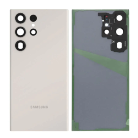 cBack Glass Samsung Galaxy S23 Ultra (S918B) Cream (Service Pack)