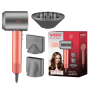 Sèche-Cheveux Pliable VGR Moteur BLDC Double Tension Salon Ionique V440 Rouge