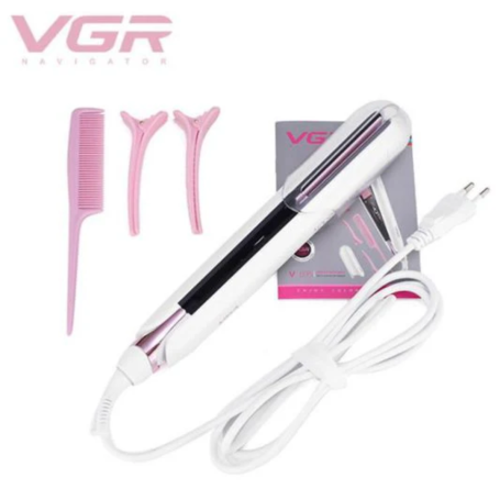 Hair Straightener 100-240V 70W DC Motor VGR V515 White