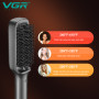 VGR V 560 Black Ceramic Coating Straightening Comb and Brush