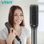 VGR V 560 Black Ceramic Coating Straightening Comb and Brush