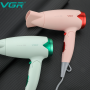 Foldable Hair Dryer VGR V428 Green 1200/1600W DC Motor Dual Voltage 2 Speed Settings