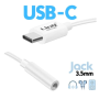 Adapteur USB-C Vers Jack 3.5mm LinQ MM7367