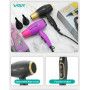 Foldable Hair Dryer 2000/2400W AC Motor Dual Voltage 2 Speeds VGR V461 Purple