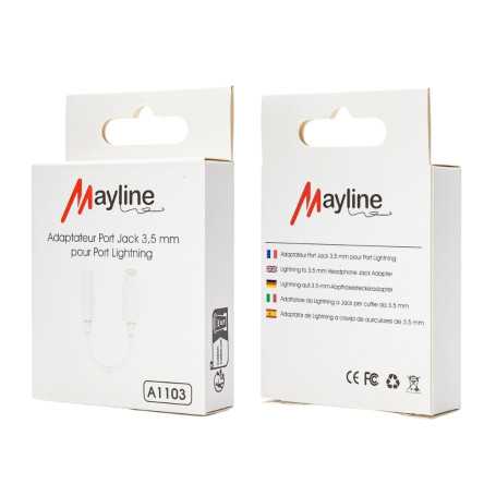 Adaptateur Lightning / Jack 3,5 mm (Mayline)