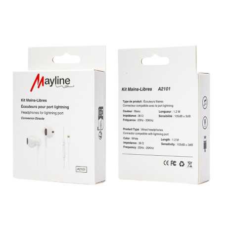 Ecouteurs Kit Main Libre Lightning (Mayline)