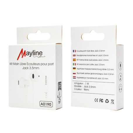 Ecouteurs Kit Main Libre Jack 3.5mm (Mayline)