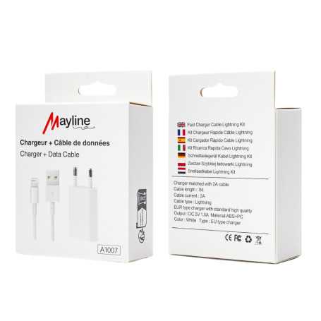 USB to Lightning Cable Charger Kit 1M (Mayline)