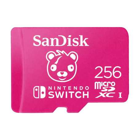 Carte Mémoire Switch Micro SDXC SanDisk 256G pour Nintendo ROSE