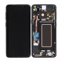 Screen Samsung Galaxy S9 5G Black + Frame (Original Disassembled) - Grade A