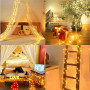 LED Copper Wire Garland Wedding Home Holiday Christmas Decoration Lights - USB - 3M 100 lights