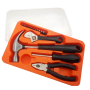 17 Piece Household Tool Kit with Wrench, Pliers and Electrician Tools