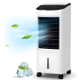 65W Portable Water Air Conditioner Air Cooler with Remote Control - White, EU Plug