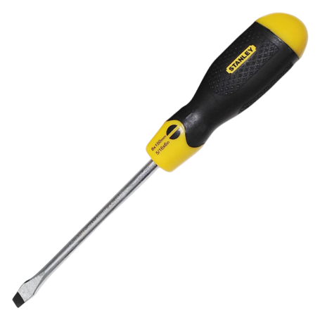 Rubber Flat Insulated Screwdriver 6*200mm 8"