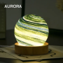 Solar Planet Night Light - Aurora - 80mm - USB - 5V