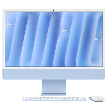 iMac Retina 4.5K 24" - 16GB/256GB SSD - Apple M4 (CPU 8 cores / GPU 8 cores) - Blue - AZERTY