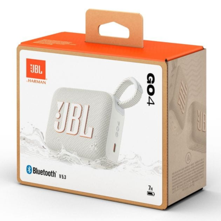 Enceinte Bluetooth Portable JBL Go 4 Blanc IP67 7H