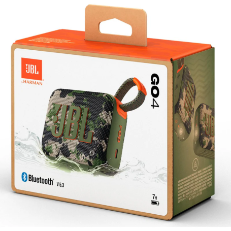 Enceinte Bluetooth portable JBL Go 4 Squad Militaire IP67 7H