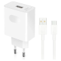 USB / Type-C Charger Kit HONOR Mains Charger 66W - White - Retail Box (Original)