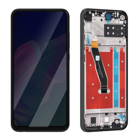 Huawei P40 Lite E (2020) Black Screen + Frame (Original Pack)