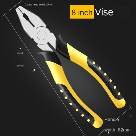 8" (200MM) Non-Slip Wire Pliers