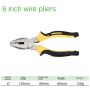 Nors Non-Slip Wire Pliers 6"