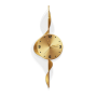 LED Wall Clock - Type A - 30x80 cm - Gold