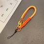 Nylon Mobile Phone Strap - Yellow Orange - 31cm