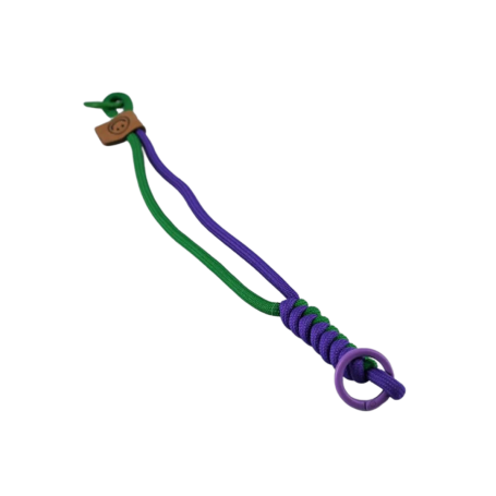 Nylon Mobile Phone Strap - Purple Green - 31cm