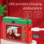 Appareil photo pour enfants Edition Noël - 9,6 megapixels Photo 1080p Video