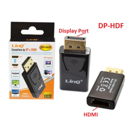 LinQ DP-HDF DP to HDMI Adapter