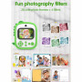 Instant Print Camera for Kids - 12 Megapixels Photo 1080p Video - Dragon Green Design