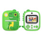 Instant Print Camera for Kids - 12 Megapixels Photo 1080p Video - Dragon Green Design