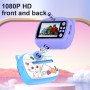 Instant Print Camera for Kids - 12 Megapixels Photo 1080p Video - Pink Cat Design