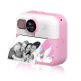 appareil photo d'impression instantanée pour enfants - 12 megapixels Photo 1080p Video - licorne rose