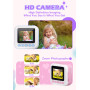 appareil photo d'impression instantanée pour enfants - 12 megapixels Photo 1080p Video - licorne rose