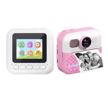 Instant Print Camera for Kids - 12 Megapixel Photo 1080p Video - Pink Unicorn