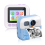 Instant Print Camera for Kids - 12 Megapixel Photo 1080p Video - Blue Green Dinosaur