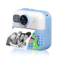 Instant Print Camera for Kids - 12 Megapixel Photo 1080p Video - Blue Green Dinosaur