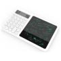 LCD Calculator Writing Tablet for Kids - White