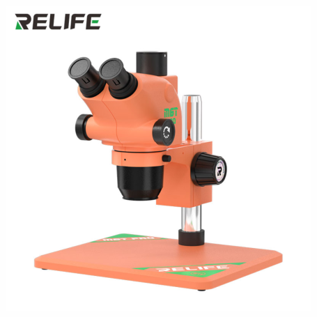 RELIFE RL-M6T Pro-B11 Trinocular Microscope with 0.5CTV Interface - Orange