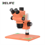 RELIFE RL-M6T Pro-B11 Trinocular Microscope with 0.5CTV Interface - Orange