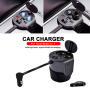 65W Charging Adapter for Tesla Model 3/Y - Cigarette Lighter Extension with Cup Holder