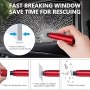 3 in 1 Temporary Car Parking Sign - Safety Hammer, Seat Belt Cutter and Window Breaker