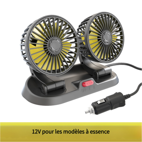 12V Car Fan - Model F410