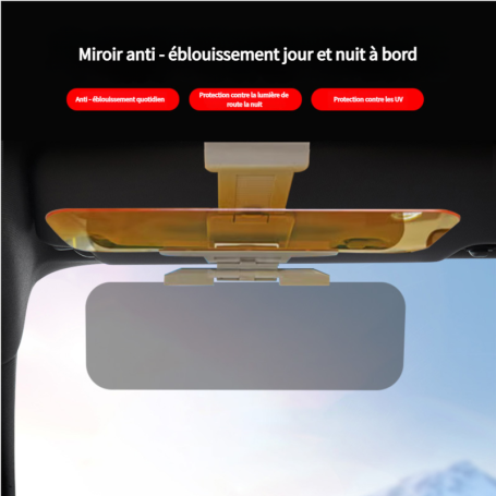 Pare-Soleil Anti-Éblouissement pour Voiture - Grande Taille