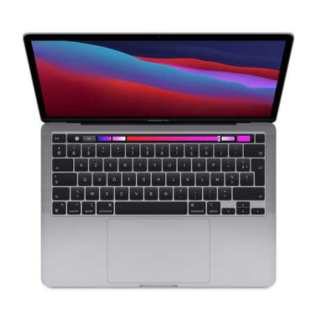 MacBook Pro 13" A2338 16 Go/256 Go SSD - Apple M1 - Gris - AZERTY - Grade A - Sans Chargeur