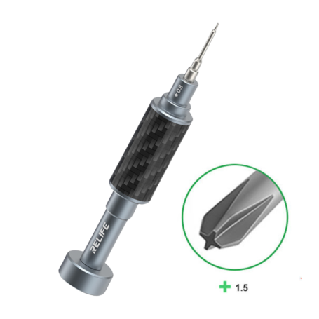 RELIFE RL-729 Carbon Fiber Screwdriver / Medium Cross Head